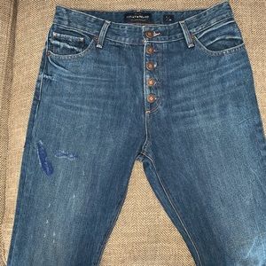 EUC Lucky Brand Bridgette Crop Flare Jeans Size 2.